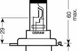 Лампа накалывания Standard H4 24V 75/70W 6419601B