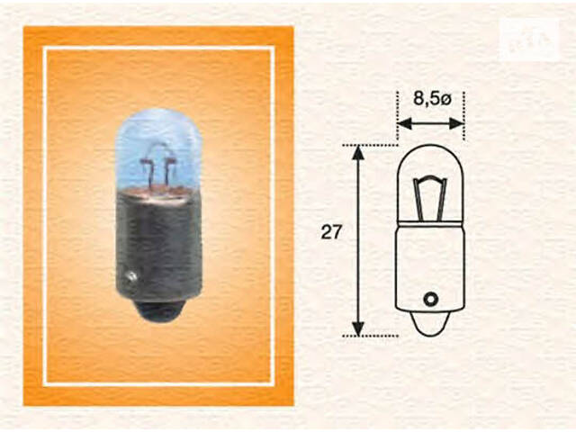 Лампа накалывания Standard T4W 24V 4W