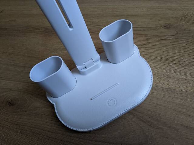 Лампа настольная аккумуляторная LED двойная с держателями для канцелярии. - Фото 5