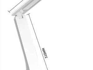 Лампа настольная с часами и беспроводной зарядкой