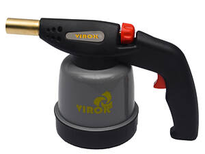 Лампа паяльна газова з п`езозапалом 360º TM VIROK пид балон 190 г 44V143