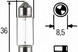 лампа розжарювання, C5W 12V 5W SV8,5 Long Life