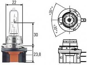 лампа розжарювання, H15, 55/15W 12V