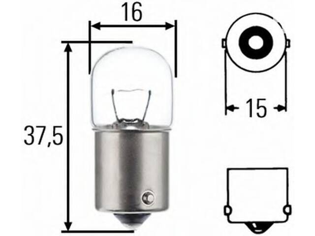 лампа розжарювання, R5W 24V 5W BA 15s Heavy Duty Expert