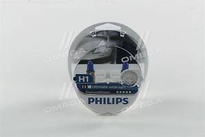 Лампа накаливания H1 12V 55W P14,5s Diamond Vision 5000K (выр-во Philips) 12258DVS2 UA51