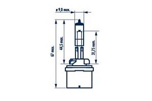 Лампа розжарювання H27w/1 12v 27w Pg13 (вир-во Narva)