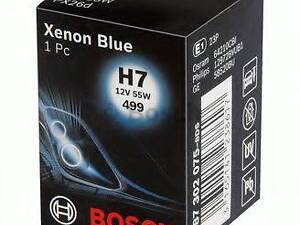 Лампа розжарювання H7 12V 55W PX26d Xenon Blue (вир-во Bosch) BOSCH 1987302075 на MERCEDES-BENZ A-CLASS (W169)