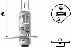 лампа розжарювання STANDARD H1 12V 55W P14,5s