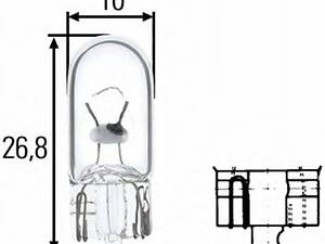 лампа розжарювання, W5W 24V 5W W 2,1 x 9,5d HELLA 8GP003594251 на SETRA Series 400