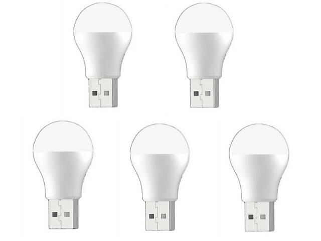 Лампа з USB - роз'ємом 5В 3000K - Фото 2
