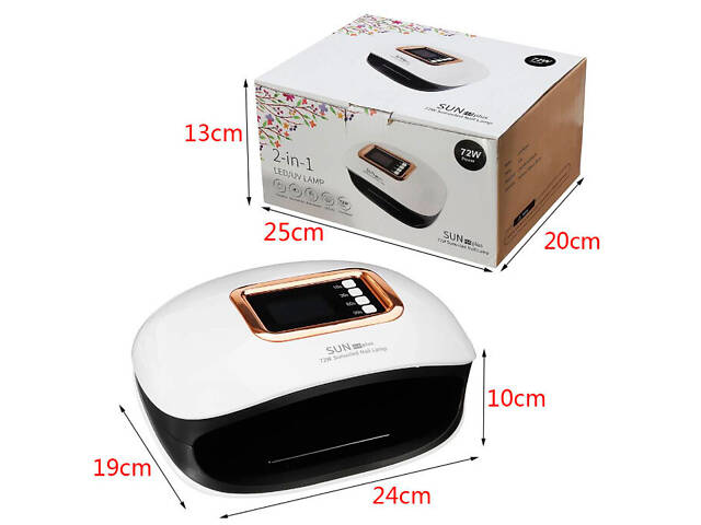 Лампа SalonHome T-SO30680 для сушіння гель-лаку Sun-H4 Plus - Фото 7