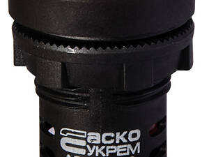 Лампа сигнальная 22мм желтый LED 220V АC [A0140030046] AD22-22DS АСКО