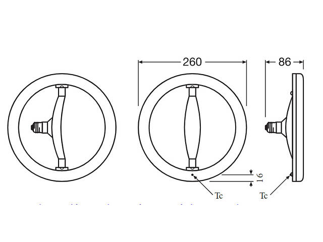 Лампа світлодіодна 14.5W 220V 1521lm 2700K E27 ⌀260mm кільцева [4058075606999] OSRAM CIRCOLUX LED - Фото 4