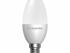 Лампа світлодіодна 6W 220V 450lm 4000K E14 37x102mm свічка [4260410483206] LED-CL-06144(EE) EUROLAMP