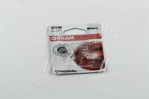 Лампа допоміжного освітлення W5W 12V 5W W2,1X9,5d ORIGINAL LINE (2 шт) blister (пр-во OSRAM)