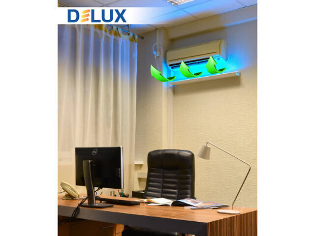 Лампочка Delux T8 15W G13 бактерицидна без озону (Boric Germicidal) (90016671) - Фото 2