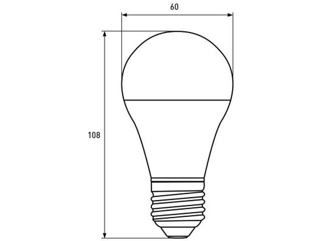 Лампочка Eurolamp LED A60 7W E27 4000K 220V акція 1+1 (MLP-LED-A60-07274(E)) - Фото 4