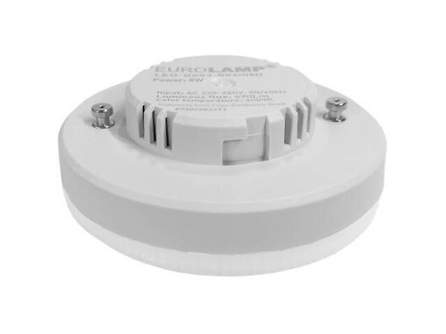 Лампочка Eurolamp LED GX53 12W 4000K (LED-GX53-1240(N)) - Фото 2
