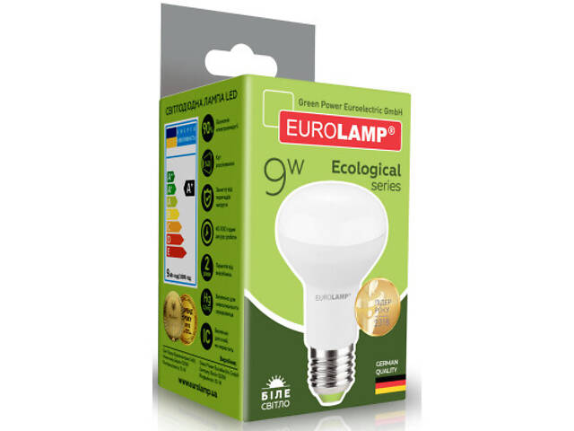 Лампочка Eurolamp LED R63 9W E27 4000K 220V (LED-R63-09274(P)) - Фото 2