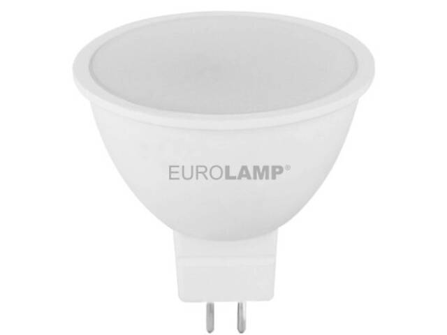 Лампочка Eurolamp LED SMD MR16 5W GU5.3 4000K 12V (LED-SMD-05534(12)(P)) - Фото 1