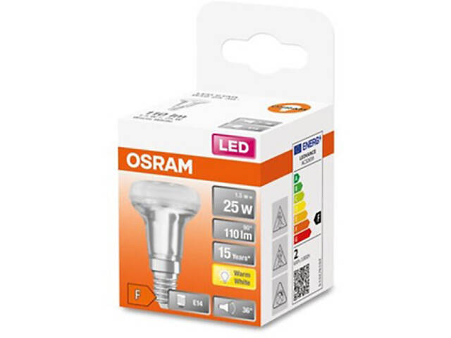 Лампочка Osram LED R39 25 36 1,5W/827 230V E14 (4058075433243) - Фото 4
