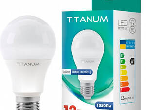 Лампочка TITANUM A60 12W E27 3000K (TLA6012273)