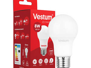 Лампочка Vestum A55 8W 4100K 220V E27 (1-VS-1107)