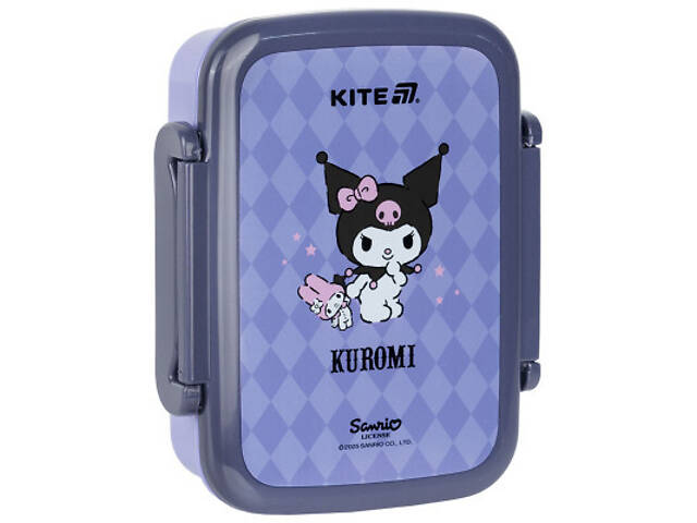 Дитячий ланч-бокс Kite Kuromi HK-2, 420 мл (HK25-160-2) - Фото 1