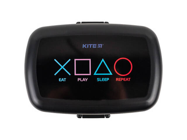 Дитячий ланч-бокс Kite з наповненням 1150 мл, чорний (K23-180-3) - Фото 2