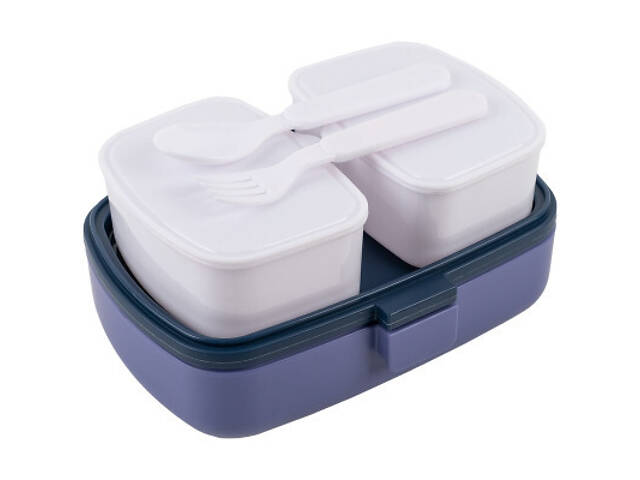 Дитячий ланч-бокс Kite з наповненням 1150 мл, чорний (K23-180-3) - Фото 3