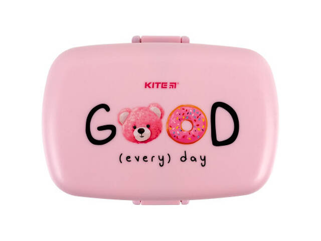 Дитячий ланч-бокс Kite з наповненням 1150 мл, рожевий (K23-180-1) - Фото 2