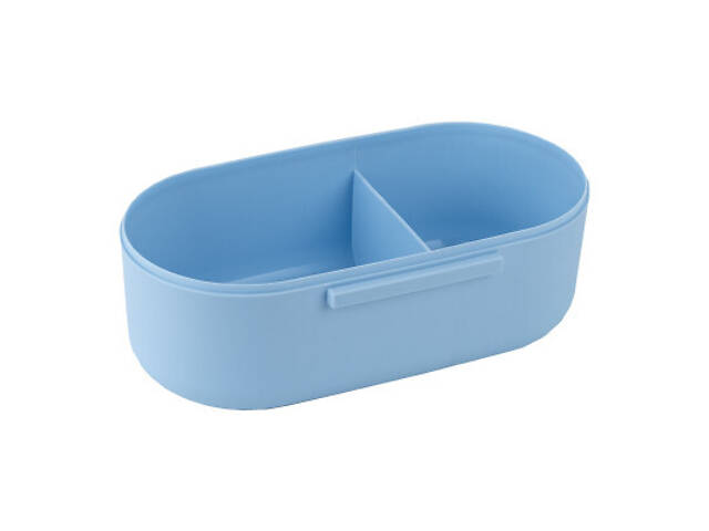 Дитячий ланч-бокс Kite з роздільником 1000 мл, блакитний (K23-185-2) - Фото 5