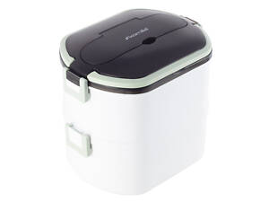 Ланч-бокс харчової двох'ярусний Kamille KM-2139ZL 1500 мл бірюзовий