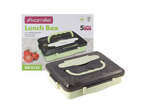 Ланч-бокс харчової Kamille KM-2144ZL 1000 мл зелений