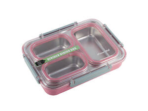 Ланч-бокс харчової Kamille KM-2146RZ 1200 мл рожевий