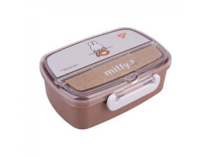 Ланч-бокс з приладами YES Miffy 708372 750 мл
