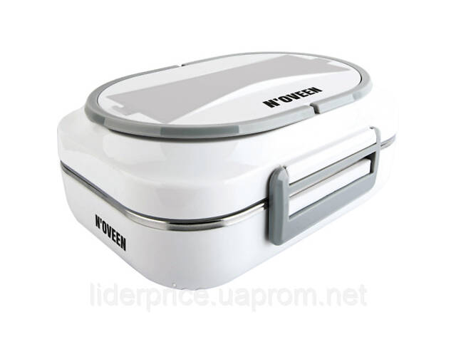 Ланчбокс із підігрівом від 230 В і 12 В з термосумкою Noveen сірий LB510, оригінал! - Фото 2