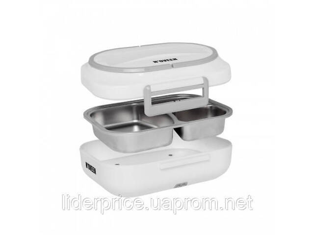 Ланчбокс із підігрівом від 230 В і 12 В з термосумкою Noveen сірий LB510, оригінал! - Фото 5