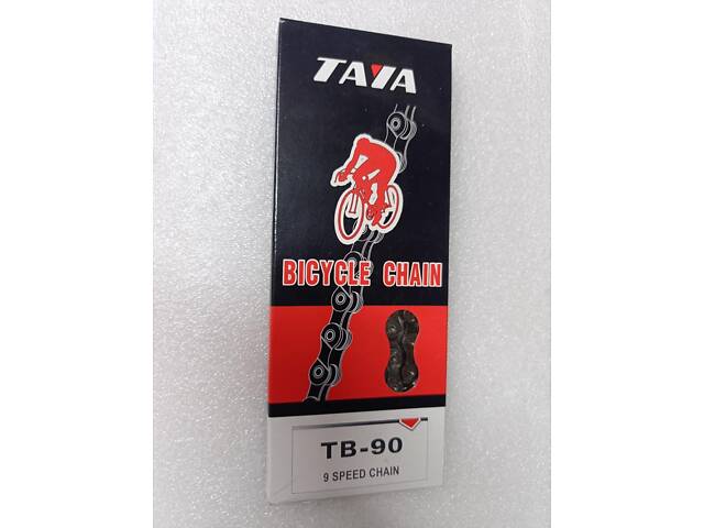 Ланцюг Taya TB-90 9-шв 1/2'X5/64',116L, чорний (LAN-124) - Фото 2