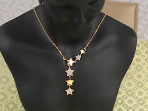 Цепь Xuping Jewelry с подвесными звездами 40 см золотистый love-shopping