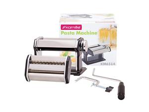 Локшинорізка 150 мм настільна механічна з нержавіючої сталі Kamille 6514