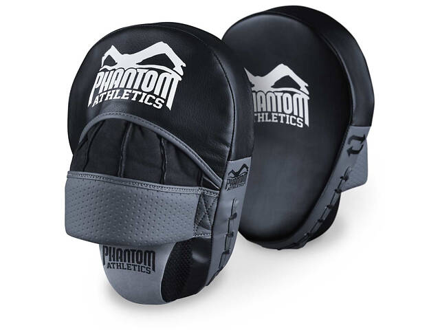 Лапи боксерські Phantom High Performance Black/Grey - Фото 1