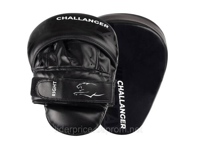 Лапи боксерські PowerPlay 3041 Чорні PU [пара], Оригінал! - Фото 1