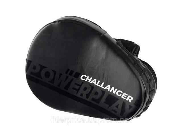 Лапи боксерські PowerPlay 3041 Чорні PU [пара], Оригінал! - Фото 4