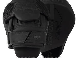 Лапи боксерські PowerPlay 3044 Pro Carbon Ultra Series Чорні PU [пара], Оригінал!