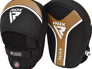 Лапи боксерські RDX FOCUS PAD AURA PLUS T-17 Black Golden