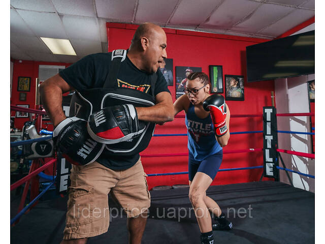 Лапи боксерські TITLE Boxing Aerovent Excel Incredi-Mitts 2.0 Black/Red/White, Оригінал! - Фото 4