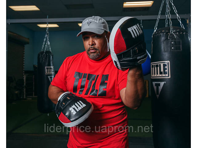 Лапи боксерські TITLE Boxing Aerovent Excel Incredi-Mitts 2.0 Black/Red/White, Оригінал! - Фото 5