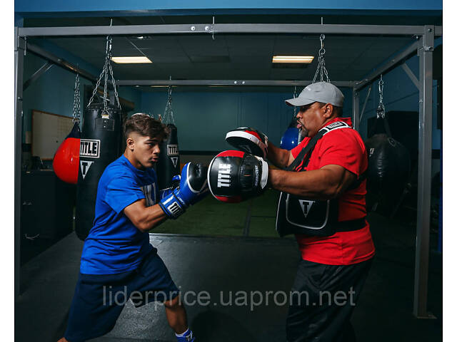 Лапи боксерські TITLE Boxing Aerovent Excel Incredi-Mitts 2.0 Black/Red/White, Оригінал! - Фото 8