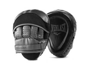 Лапи боксерські Everlast POWERLOCK R FOCUS MITT чорний Уні One Size P00002746